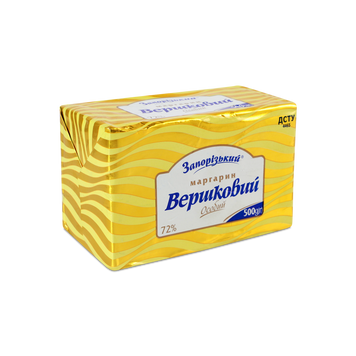 Маргарин ЗОЖК 72% Вершковий ф 500г 2/3955 фото