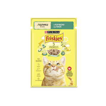 Корм для котів качка у підливці 85г Friskies Nestle 39/4462 фото