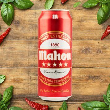 Пиво Mahou 5 Estrellas Especial світле 0,5 л 4/24435 фото