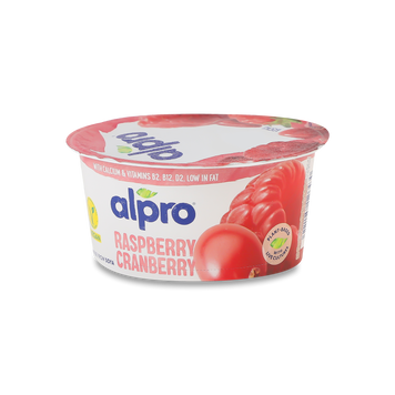 Продукт соєвий ферментований малина журавлина ст 150г Alpro 2/7121 фото