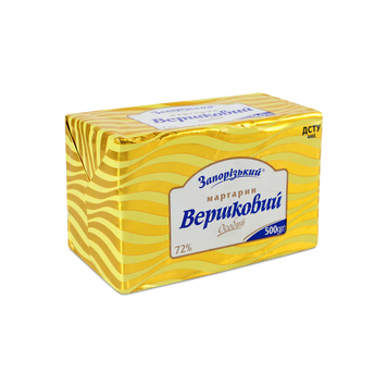Маргарин ЗОЖК 72% Вершковий ф 500г 2/3955 фото