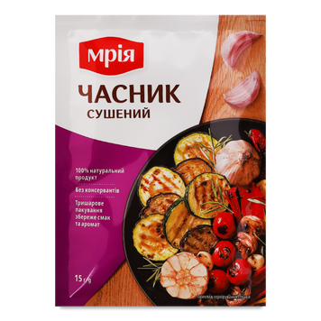 Часник суш гран м/у 15г Мрія 9/39839 фото