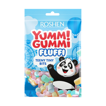 Зефір Маршмелоу Yummi Gummi Fluffi Teeny Tiny Bits м/у 65г Рошен 1/15674 фото