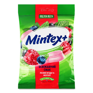 Коктель Mintex ліс ягоди/ментол м/у 140г Рошен 1/20452 фото