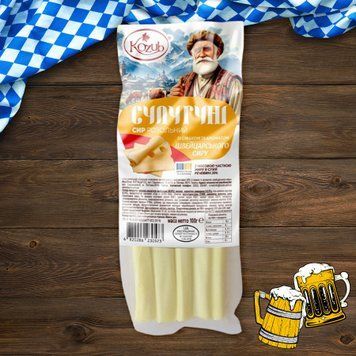 Сир Сулугуні &laquo;соломкою&raquo; 30%, 100 г &mdash; Козуб Продукт, Україна 2/7882 фото
