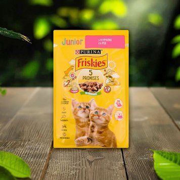 Корм для котів ят курка у підливці 85г Friskies Nestle 39/4463 фото