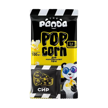 Попкорн для мікрохвильової печі &laquo;Сир&raquo; 100 г Panda 9/30061 фото