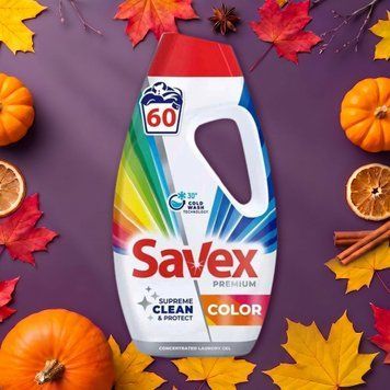 Засіб для прання концентрований Savex Premium Color Ficosota, 2,7 л 07/21315 фото