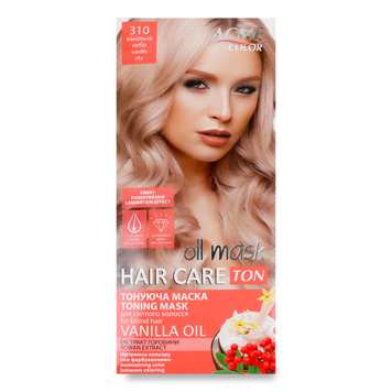 Маска тонуюча №310 ванільне-небо TON oil mask Рябина Acme Color 07/25871 фото