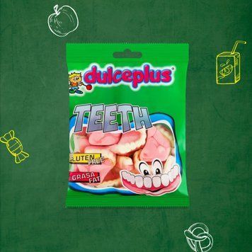 Ц-ки жув Зуби м/у 100г Dulceplus 1/15682 фото
