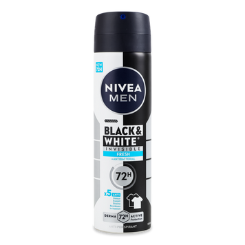 Антиперспірант чоловічий Невидим захист FRESH спрей 150мл NIVEA 85974 08/31755 фото