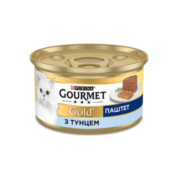 Корм для котів паштет з тунецем з/б 85г Gourmet Gold 2/4396 фото