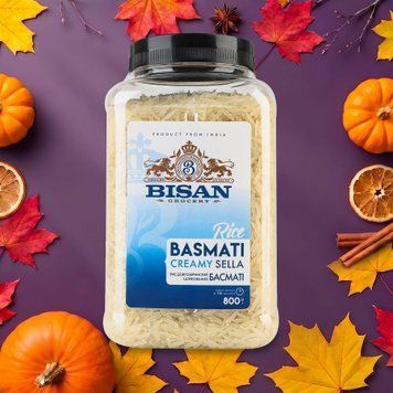 Рис Басматі Creamy Sella BISAN, 800 г 9/39054 фото