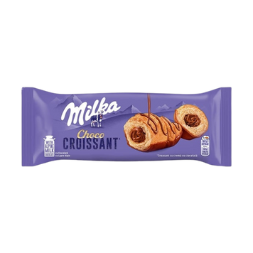 Круасан у шоколадній глазурі з шоколадною начинкою 50 г Milka 1/21517 фото