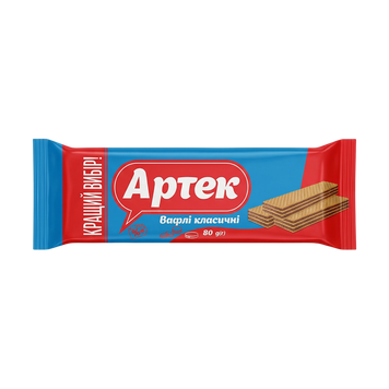 Вафлі &laquo;Артек&raquo; класичні 80 г Кращий Вибір 1/20701 фото
