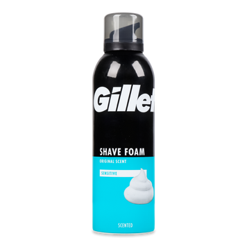 Піна для гоління Sensitive Skin 200/300мл GILLETTE 05/3700 фото