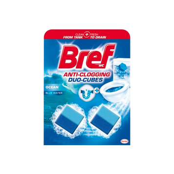 Кубики для зливного бачка чистий синій/блакитний 2*50г BREF Aktiv 07/7744 фото