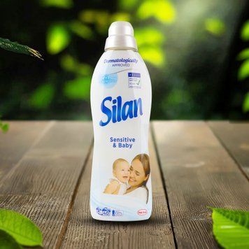 Кондиціонер для тканин Sensitive & Baby 880 мл SILAN 07/26619 фото