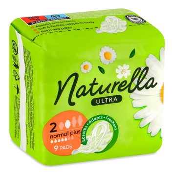 Прокладки гігієничні Ultra Normal Plus 9шт NATURELLA 06/982 фото