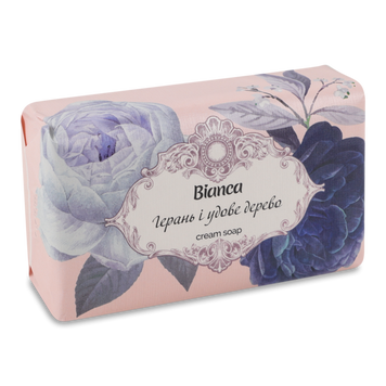 Мило&nbsp;туалетне Герань/удове дерево 200г Bianca 07/26763 фото