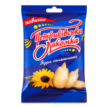 Насіння соняшника очищ м/у 60г Петриківська лакомка 9/40755 фото