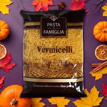 Мак Vermicelli 400г Раsta Di Famiglia 9/27621 фото