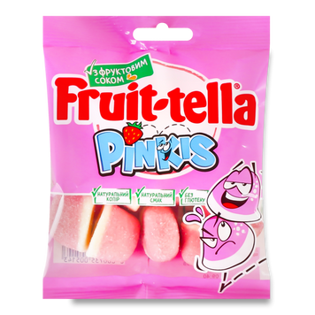 Цукерки жувальні Fruit-tella Pinkis 90г Van Melle 07/20121 фото