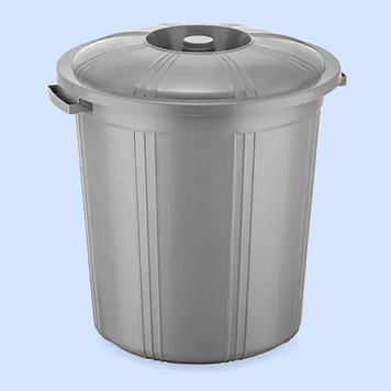 Бак для сміття з кришкою 50л АК -234 Akay Plastik 23/132285 фото