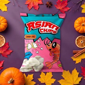 Чіпси креветочні &laquo;Кисло-солодкі&raquo; 30 г Asian Chips 9/41131 фото
