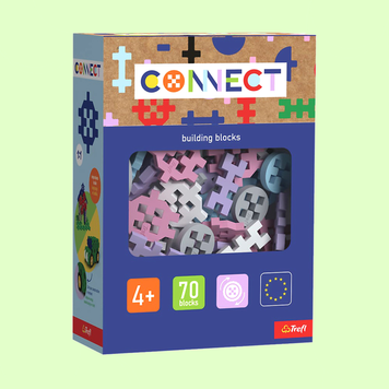 Набір деталей для конструктора Connect girls 70шт Trefl 26/27784 фото