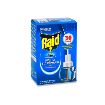 Рідина від комаров д/фумігатора 30 ночей Raid 07/6530 фото