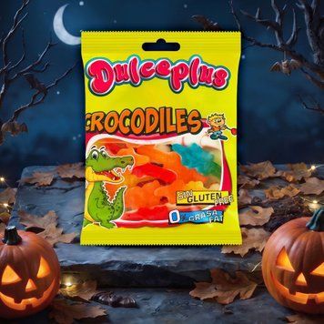 Жувальні цукерки &laquo;Крокодили&raquo; Dulceplus, 100 г 1/15685 фото