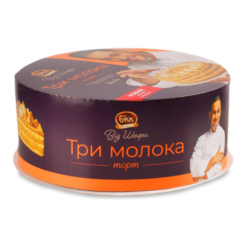 Торт три молока 500 г Київский БКК 34/6876 фото