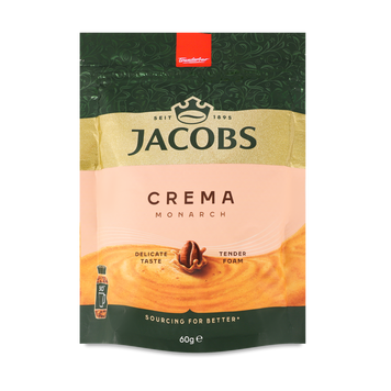 Кава розчинна Crema е/пак 60г Jacobs Monarch 7/7761 фото