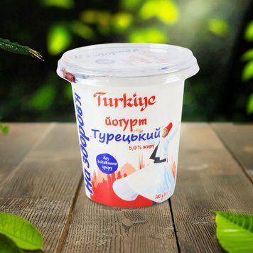 Йогурт 5% "Турецький" ТМ На здоров'я 2/6793 фото