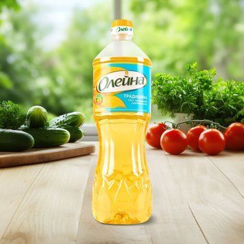 Олія традиційна соняшникова раф 0,85 л Олейна 9/26608 фото