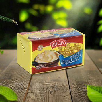 Маргарин &laquo;Вершковий&raquo; 72% 250 г Щедро 9/7665 фото