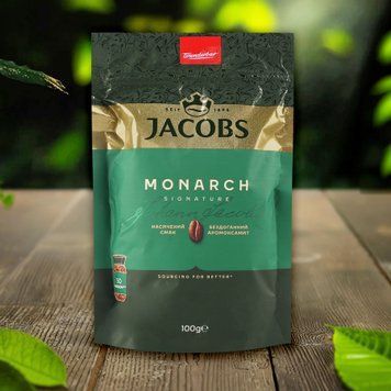 Кава розчинна е/пак 100г Jacobs Monarch 7/11783 фото
