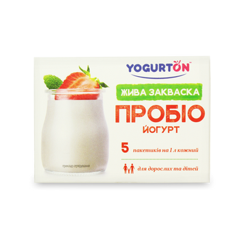 Закваска бактеріальна Пробіо йогурт TM YOGURTON к/у 5*1г 2/5591 фото