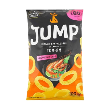Снек кільця кукурудзяні &laquo;Том-Ям&raquo; 100 г Jump 1/21324 фото