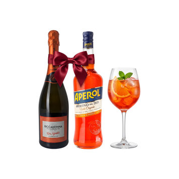 Набір Aperol Spritz: лікер Aperol 0,7 л + ігристе вино Ricadonna for Spritz 0,75 л 4/25751 фото