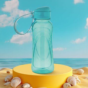 Пляшка для води Mini Sky 450мл аквамарін GUSTO 69/6130 фото