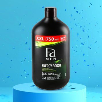 Гель для душу чоловічий Sport Energy Boost 750мл FA 07/24979 фото