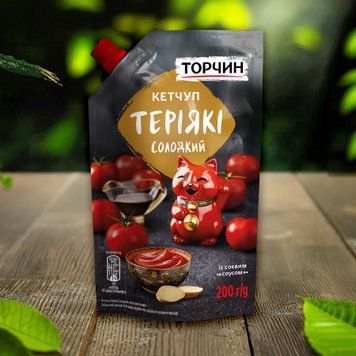 Кетчуп Теріякі д/п 200г Торчин 9/40792 фото