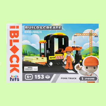 Конструктор Iblock Junior Навантажувач 153дет KH53/002/3 Kids Hits 36_153084 фото