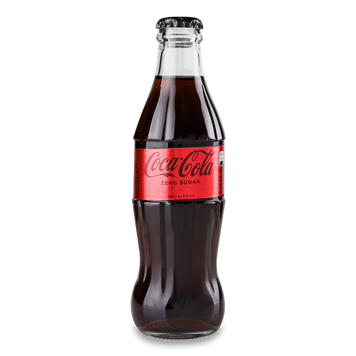 Напій Кока-Кола Zero б/цукр ск 0,25л Coca-Cola 9/23742 фото