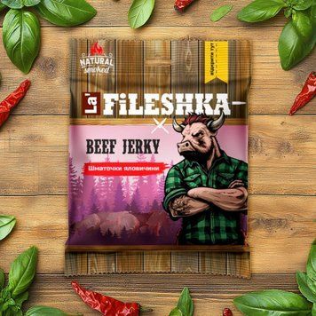 Шматочки яловичини 40г La'Fileshka Україна 8/9081 фото