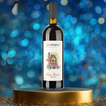 Вино Італія червоне сухе Sarsitano Vino Rosso Secco 0,75л 4/20430 фото
