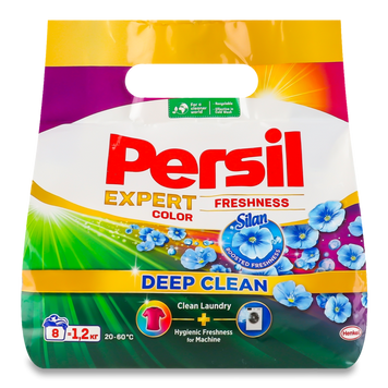 Порошок пральний автомат Color Cвіжість від Silan 1,2кг PERSIL 07/27151 фото