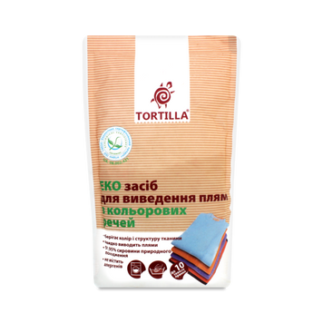 Засіб для видалення плям з кольорових речей ЕКО 200г Tortilla 07/24981 фото